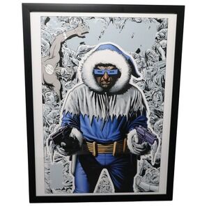 Captain Cold Framed 12x16 Comic Cover Art by‎ Brian Bolland | DC Comics